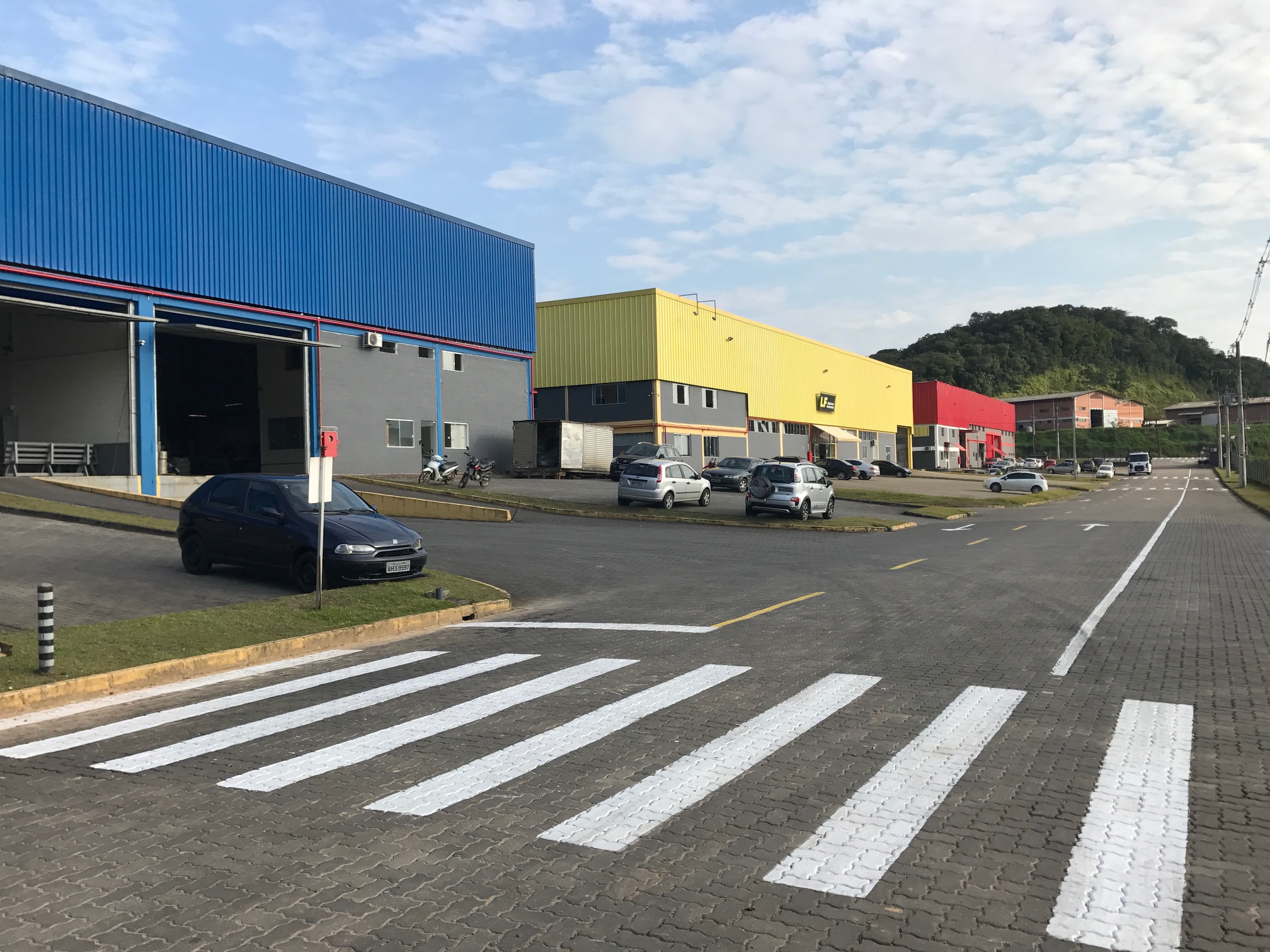 Estrutura do galpão